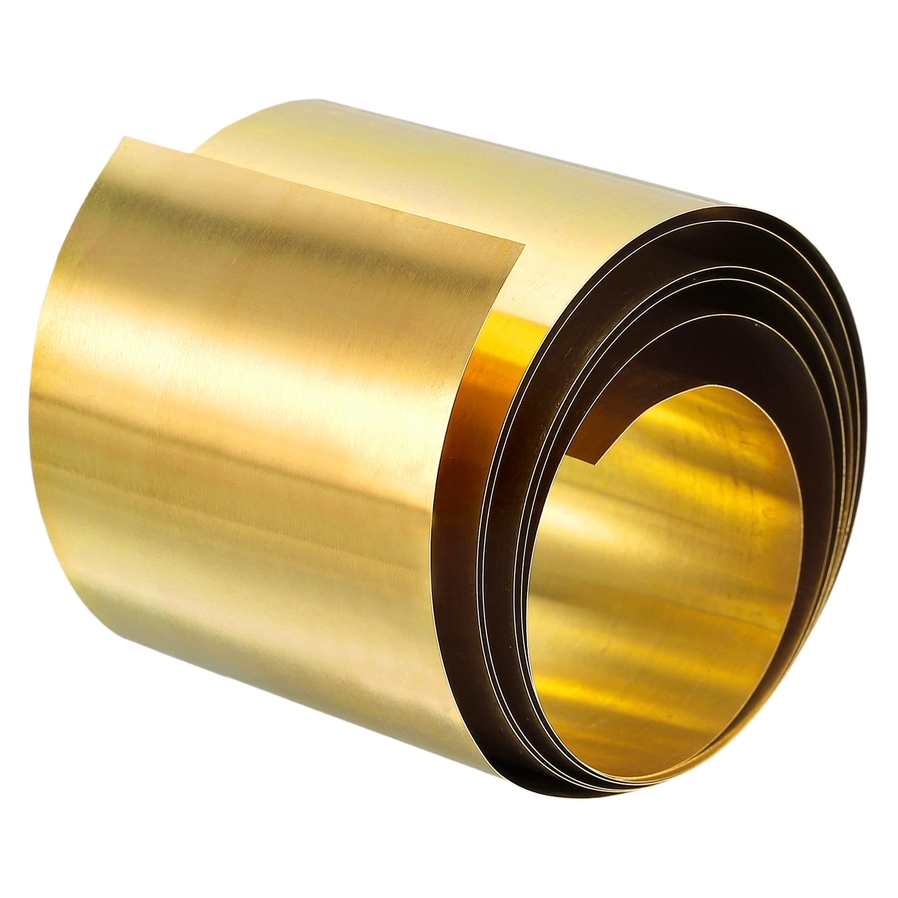 Golden Brass Foil Roll